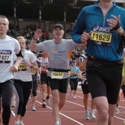 Feldten Marine attending Stockholm Marathon